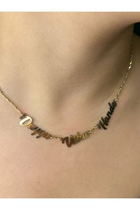 گردنبند استیل ( فولاد ) متالیک زنانه استیل (فولاد) Tuana Trend - کد 897943504