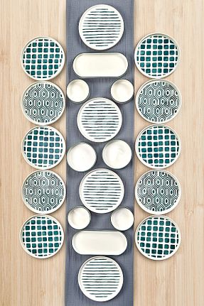 سرویس قهوه خوری سبز 12 نفره Kitchen Life - کد 927957598