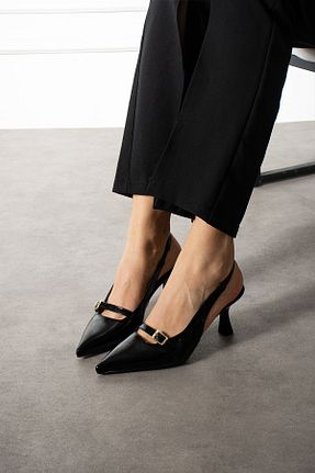 کفش پاشنه بلند کلاسیک مشکی زنانه چرم لاکی simashoes - کد 927955512