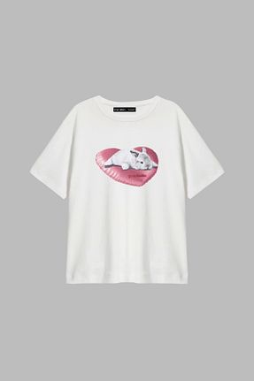 تیشرت رنگی زنانه Relaxed CİNEMA MODA - کد 927959686