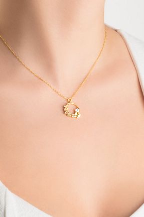 گردنبند نقره زرد زنانه 925 عیار So Chic - کد 927958772