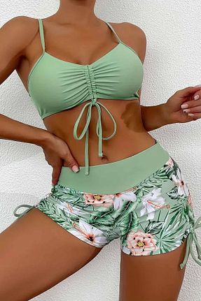 پائین تنه بیکینی سبز زنانه چاپی Angelsin - کد 927988891
