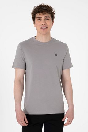 تیشرت طوسی مردانه رگولار U.S. Polo Assn. - کد 927969306