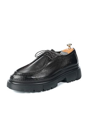 کفش کژوال قهوه ای مردانه چرم خالص Tetri - کد 806525048