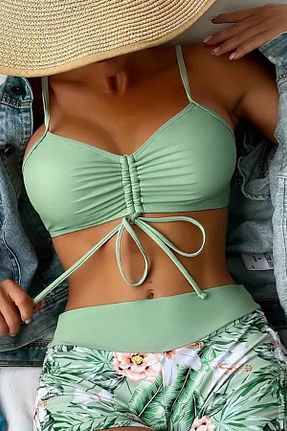 بالاتنه بیکینی سبز زنانه ساده Angelsin - کد 928057571