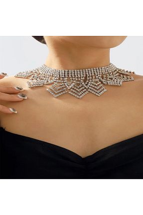 گردنبند جواهر زنانه برنجی Flaner Paris Accessorize - کد 927969808