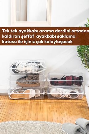 نظم دهنده کفش سفید پلاستیک Porsima - کد 927975893