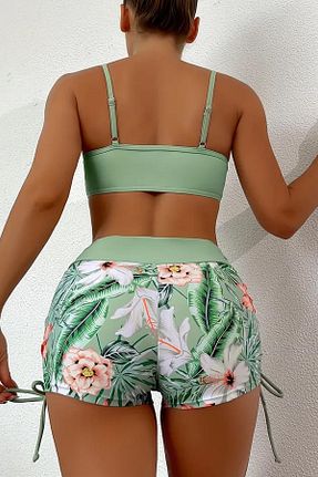 پائین تنه بیکینی سبز زنانه چاپی Angelsin - کد 927988891