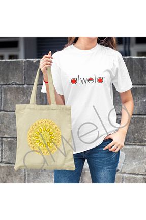 کیف ساحلی نباتی بچه گانه پارچه ای ALWELA - کد 928125452