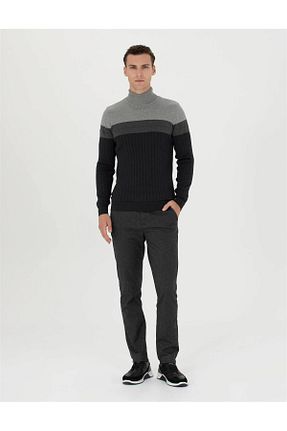 شلوار طوسی مردانه پارچه Pierre Cardin - کد 806299773