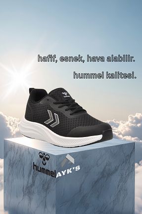 کفش اسنیکر مشکی زنانه بند دار hummel - کد 896483832