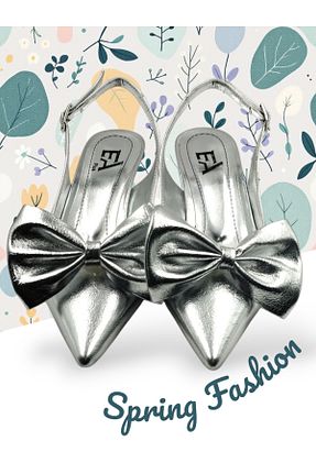 کفش مجلسی متالیک زنانه چرم مصنوعی Escarpinshoes - کد 928016775