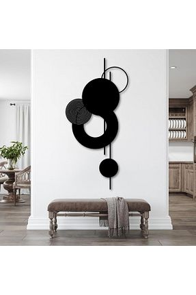 محصول دکوراسیون دیوار مشکی فلزی Erpek - کد 928016099