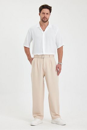 شلوار بژ مردانه پارچه Gray Clothing - کد 859470195