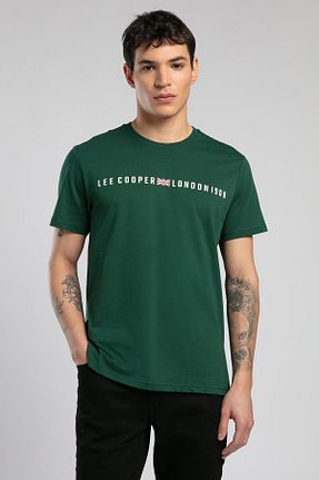 تیشرت سبز مردانه رگولار Lee Cooper - کد 928027200