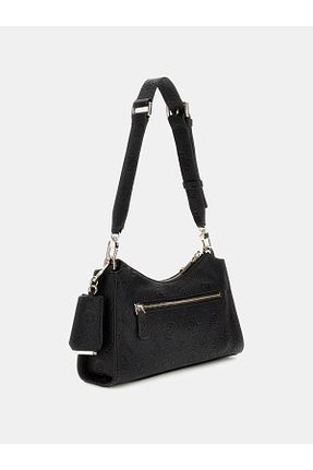 کیف دوشی مشکی زنانه پلی اورتان Guess - کد 841653189