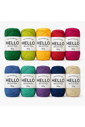 نخ بافندگی قهوه ای Hello - کد 860939387