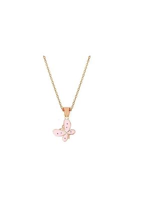 گردنبند نقره صورتی بچه گانه 925 عیار Trend Silver - کد 928035334