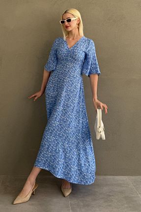 لباس آبی زنانه بافتنی Madmext - کد 928038703
