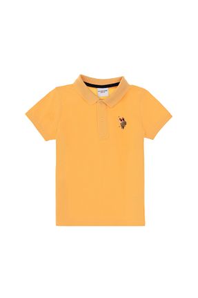 پولوشرت قهوه ای بچه گانه پنبه ای U.S. Polo Assn. - کد 928046995