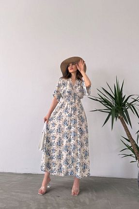 لباس آبی زنانه بافتنی BLUSS - کد 928039238