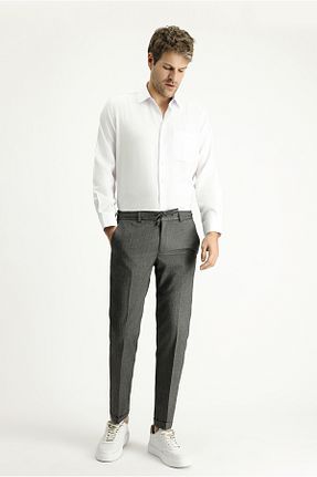 شلوار طوسی مردانه پارچه Kiğılı - کد 845285523