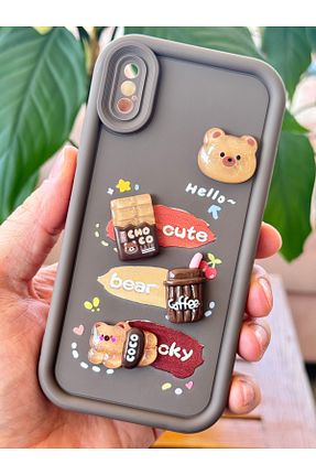 کاور و قاب قهوه ای iPhone XS Max Fibaks - کد 928060379