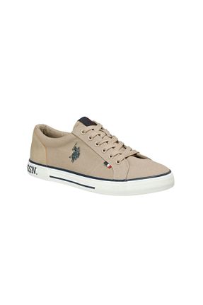 کفش اسنیکر بژ زنانه بند دار U.S. Polo Assn. - کد 834412955