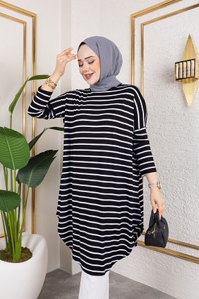 تونیک حجاب مشکی زنانه ویسکون ensade - کد 714534242