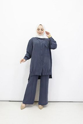 ست بالاتنه و پائین تنه سرمه ای مردانه جین feray kaya - کد 928082810