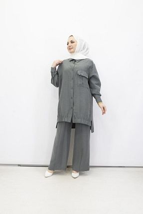 ست بالاتنه و پائین تنه طوسی مردانه جین feray kaya - کد 928082835