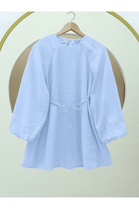 تونیک آبی زنانه بافتنی Modamorfo - کد 928091759