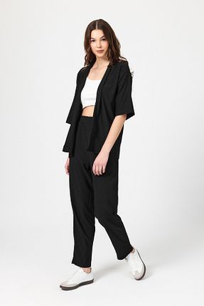 ست بالاتنه و پائین تنه سفید زنانه بافتنی uyguntarz - کد 928091559
