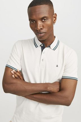 تیشرت طوسی مردانه اسلیم فیت Jack & Jones - کد 814734235