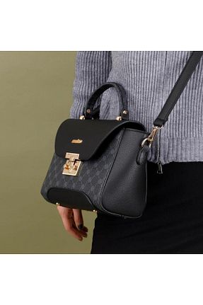 کیف دوشی مشکی زنانه چرم مصنوعی Armine - کد 839864847