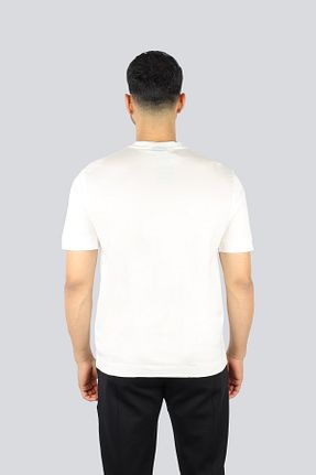 تیشرت سفید مردانه رگولار Emporio Armani - کد 928084215