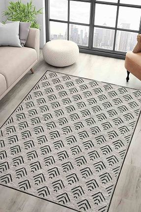 گلیم طوسی پنبه ای Massilia Home - کد 928091387