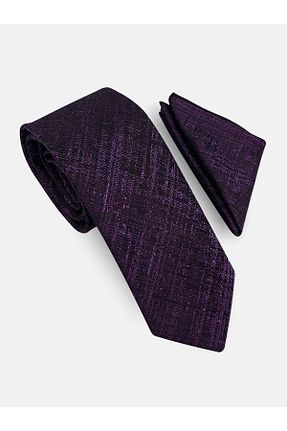 کراوات بنفش مردانه میکروفیبر Milleniva - کد 928114629
