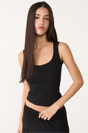 بلوز مشکی زنانه ساده Stradivarius - کد 928295820