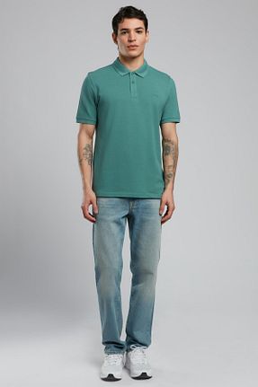 پولوشرت سبز مردانه پنبه ای Lee Cooper - کد 928101356