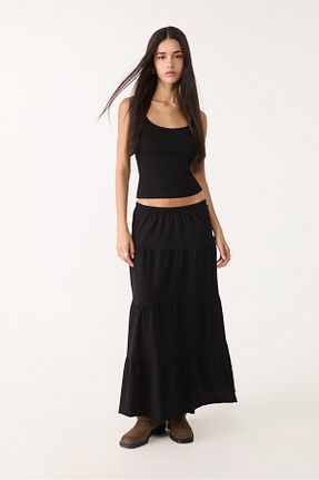بلوز مشکی زنانه ساده Stradivarius - کد 928295820