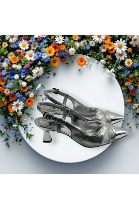 کفش مجلسی متالیک زنانه چرم مصنوعی Escarpinshoes - کد 928009908