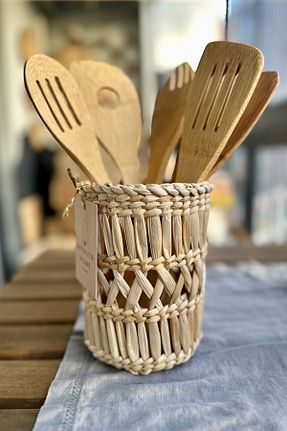جای قاشق خاکی بامبو AFRALYAHOME - کد 762390010