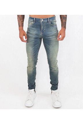 شلوار جین خاکی مردانه پاچه تنگ CARLOOG JEANS - کد 928118062