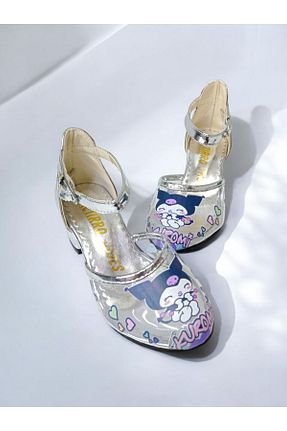 کفش مجلسی نارنجی بچه گانه پاشنه ضخیم PATİK BEBE - کد 799119630