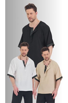 پیراهن رنگی مردانه اورسایز BABBOSS - کد 928129866