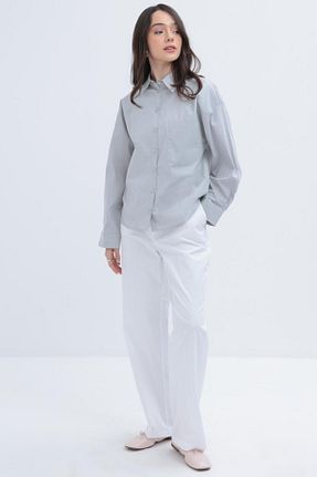 پیراهن طوسی زنانه رگولار ALLDAY - کد 928132164