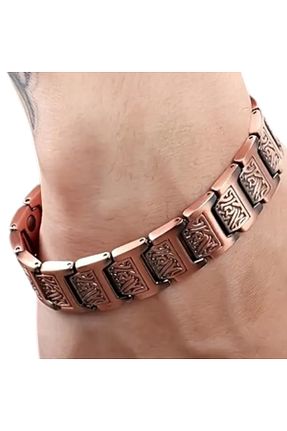 دستبند استیل (فولاد) متالیک مردانه مس Sevilgülgünfinecrafts - کد 928132846