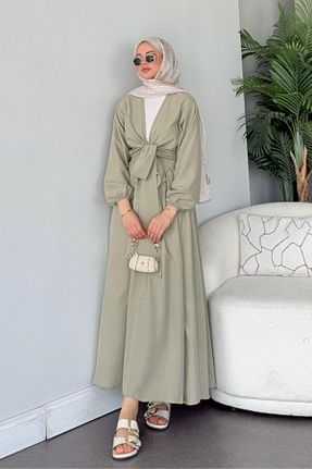 ست بالاتنه و پائین تنه حجاب سبز زنانه رگولار Vent - کد 928135762