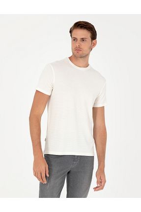 تیشرت نباتی مردانه اسلیم فیت Pierre Cardin - کد 928133435